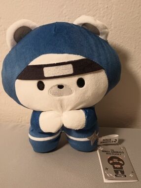 Fukuya Ninja Animals Bear Mini Plush 2